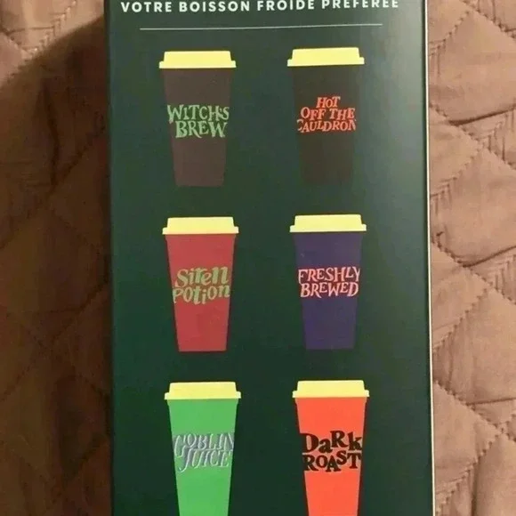 Starbucks Limited Edition Halloween Reusable Hot Cups Set 2021 - Picture 2 of 5